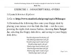 Hands-On Graphics Production for the Web - JavaScript Roll-Overs Exercise - slide 1