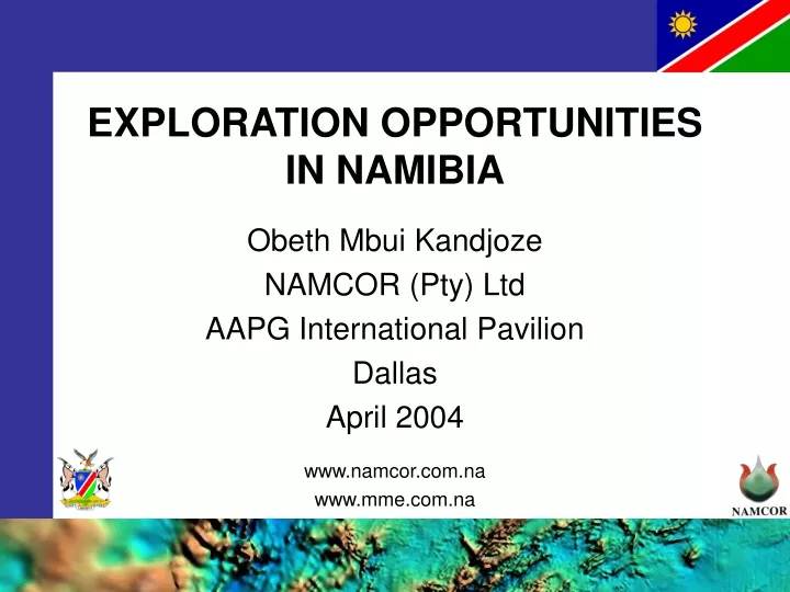 exploration opportunities in namibia