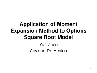 Application of Moment Expansion Method to Options Square Root Model