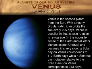 Full view of Venus