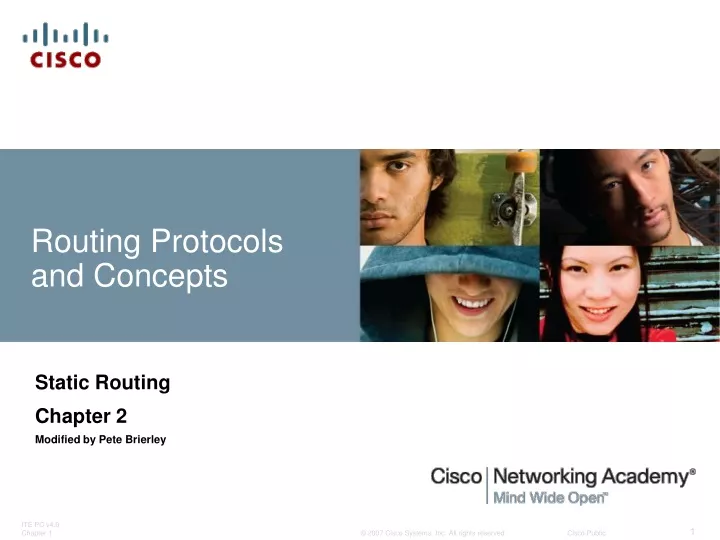 routing protocols and concepts