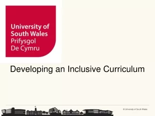 developing an inclusive curriculum