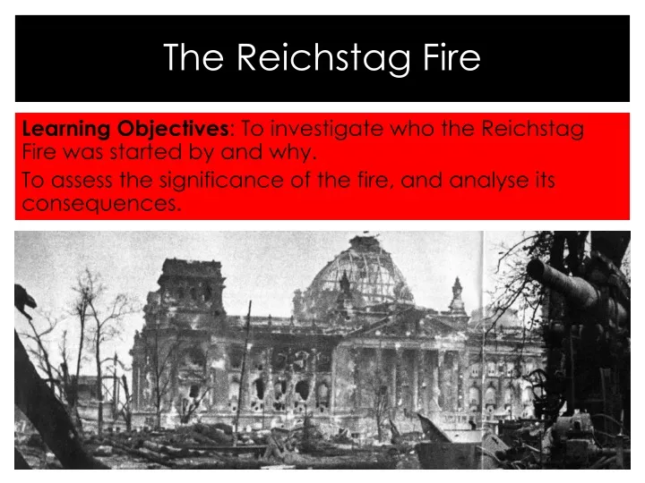 the reichstag fire