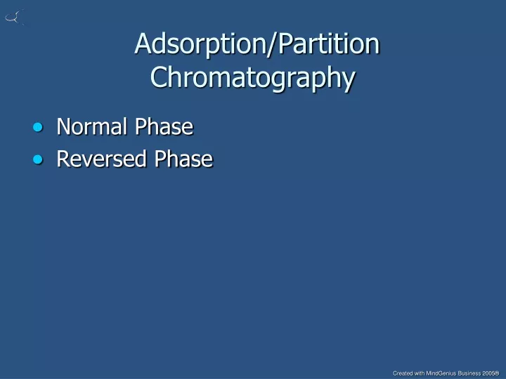 adsorption partition chromatography