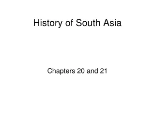 History of South Asia