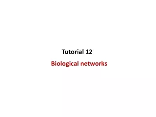 Biological networks