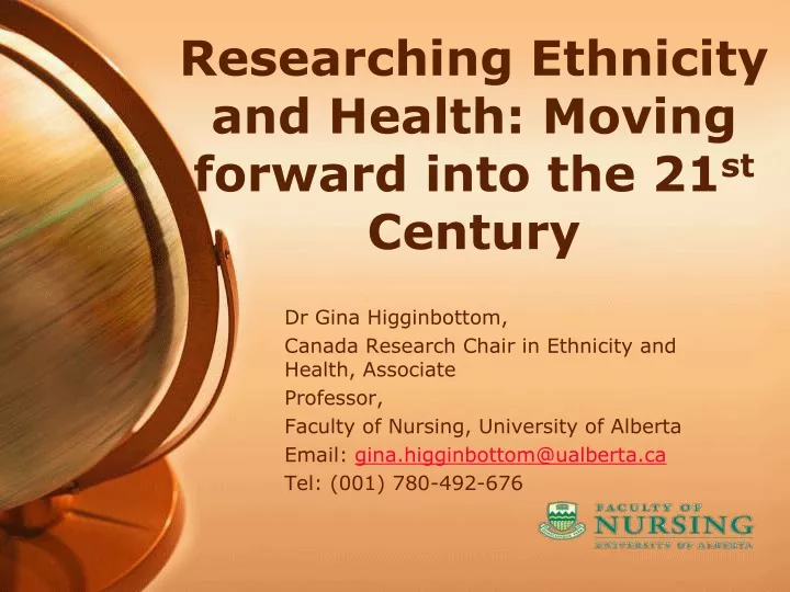 researching ethnicity and health moving forward into the 21 st century