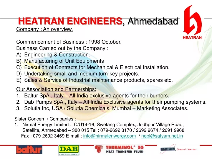 heatran engineers ahmedabad