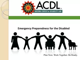 Emergency Preparedness for the Disabled