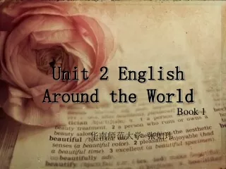 Unit 2 English Around the World