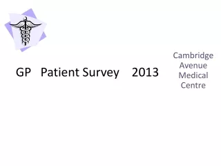 GP   Patient Survey    2013