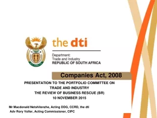 Companies Act, 2008