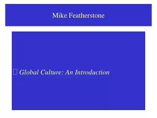 Mike Featherstone