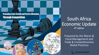 South Africa Economic Update 8 th  edition