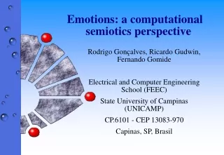 Emotions: a computational semiotics perspective