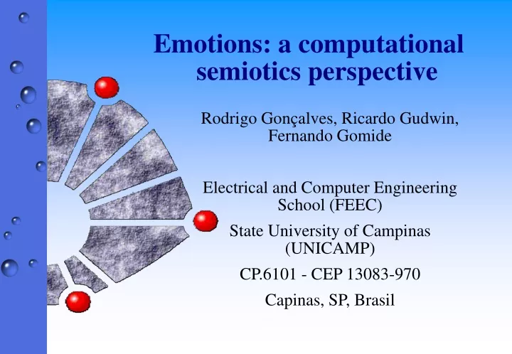 emotions a computational semiotics perspective