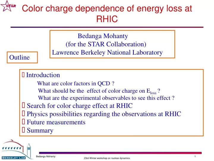 color charge dependence of energy loss at rhic