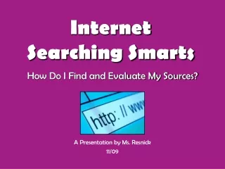 How Do I Find and Evaluate My Sources?