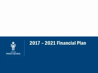 2017 – 2021 Financial Plan