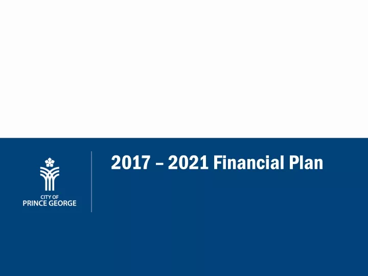 2017 2021 financial plan