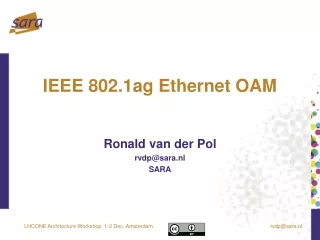 IEEE 802.1ag Ethernet OAM