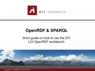 OpenRDF &amp; SPARQL