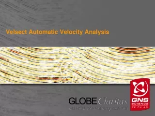 Velsect Automatic Velocity Analysis