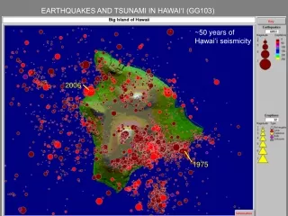EARTHQUAKES AND TSUNAMI IN HAWAI‘I (GG103)