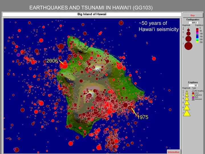 earthquakes and tsunami in hawai i gg103