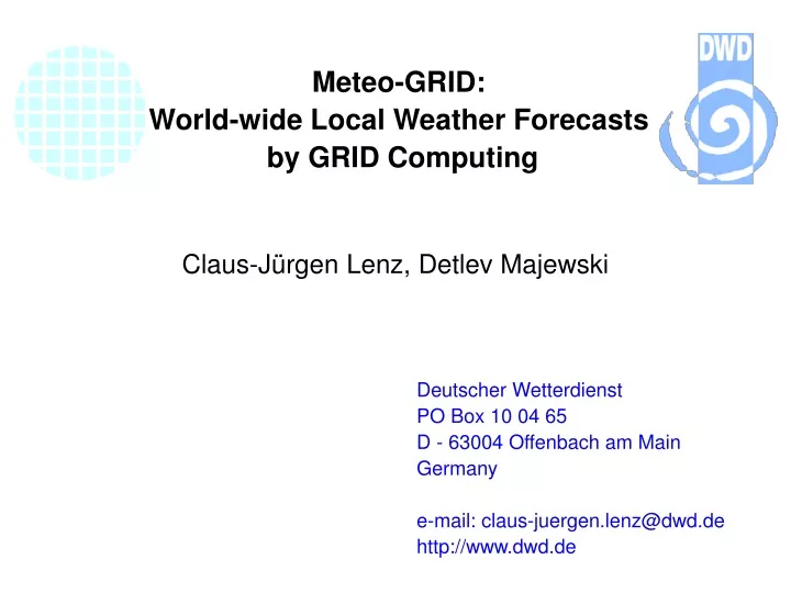 meteo grid world wide local weather forecasts