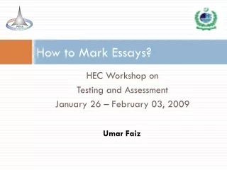 How to Mark Essays?