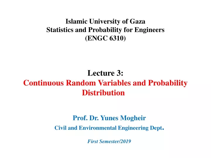 islamic university of gaza statistics
