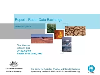 Report : Radar Data Exchange
