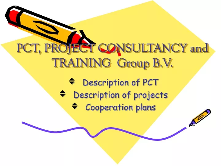 pct project consultancy and training group b v