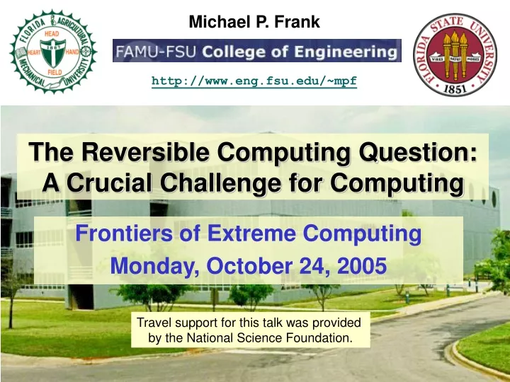 the reversible computing question a crucial challenge for computing