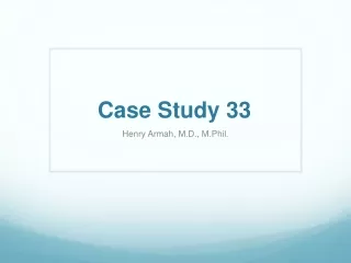 Case Study 33