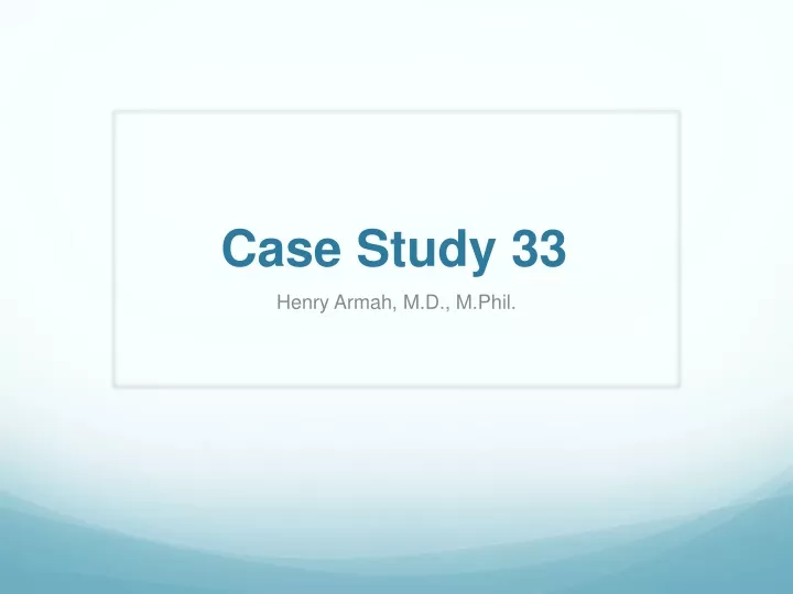 case study 33