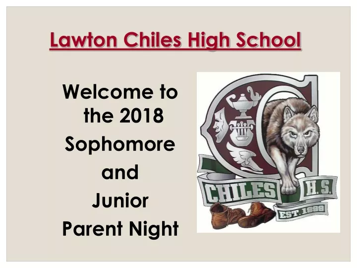 lawton chiles high school