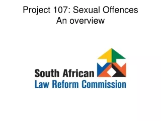 Project 107: Sexual Offences An overview