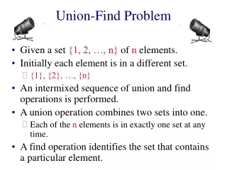 Union-Find Problem