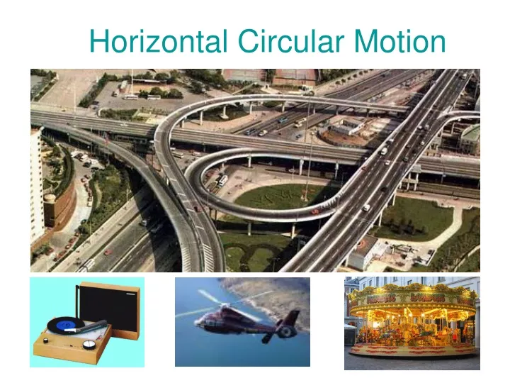 horizontal circular motion