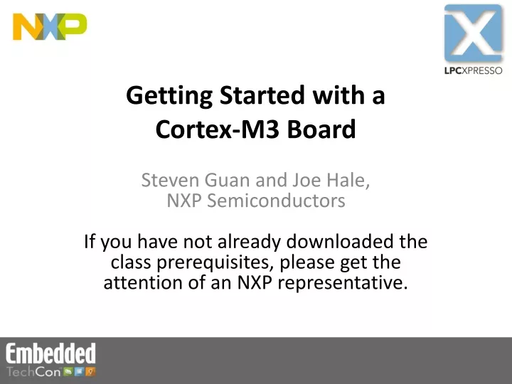 getting started with a cortex m3 board