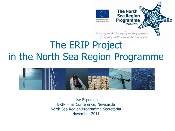 the erip project in the north sea region programme