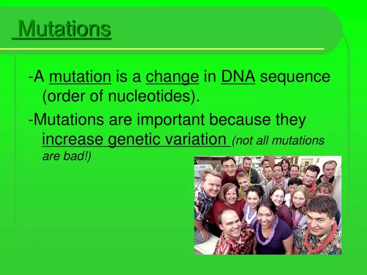 mutations