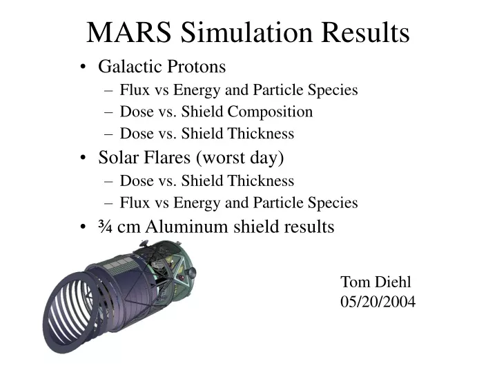 mars simulation results