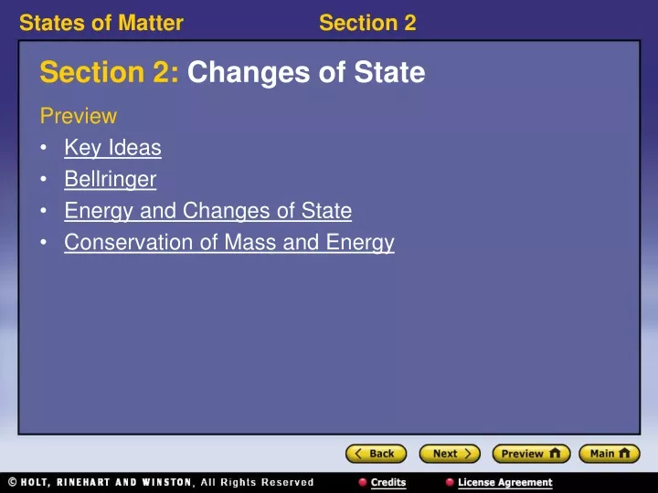 section 2 changes of state