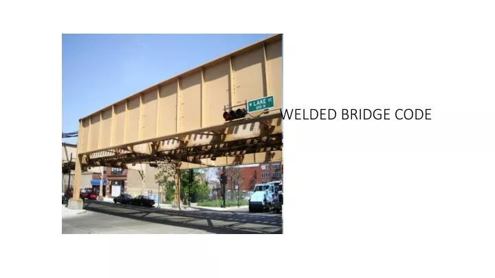 welded bridge code
