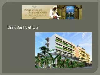 GrandMas  Hotel  Kuta
