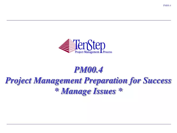pm00 4 project management preparation for success