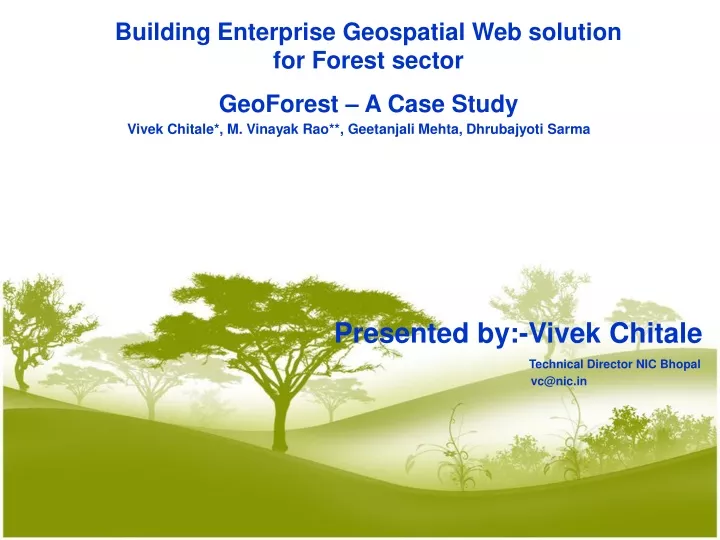 building enterprise geospatial web solution